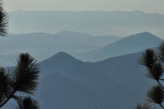 As montanhas que cercam o Pico Duarte, na  República Dominicana